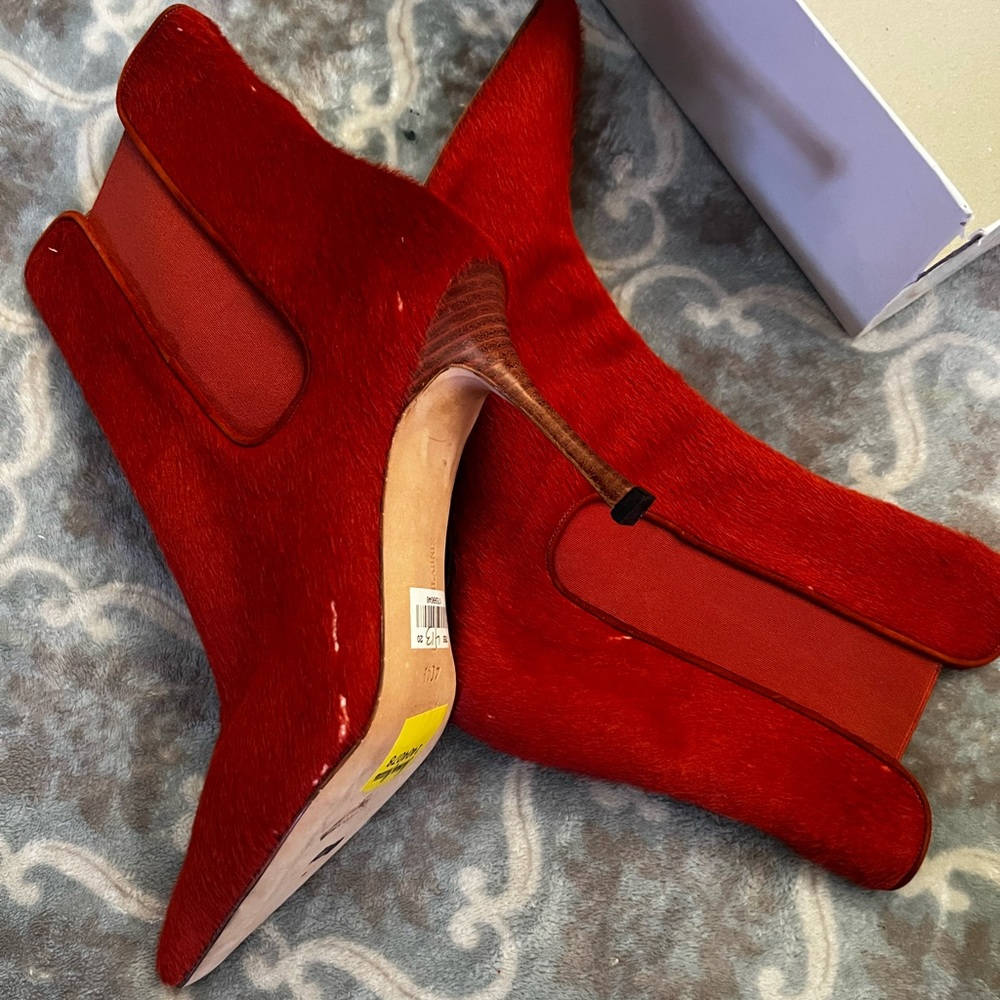 Manolo Blahnik calf pony